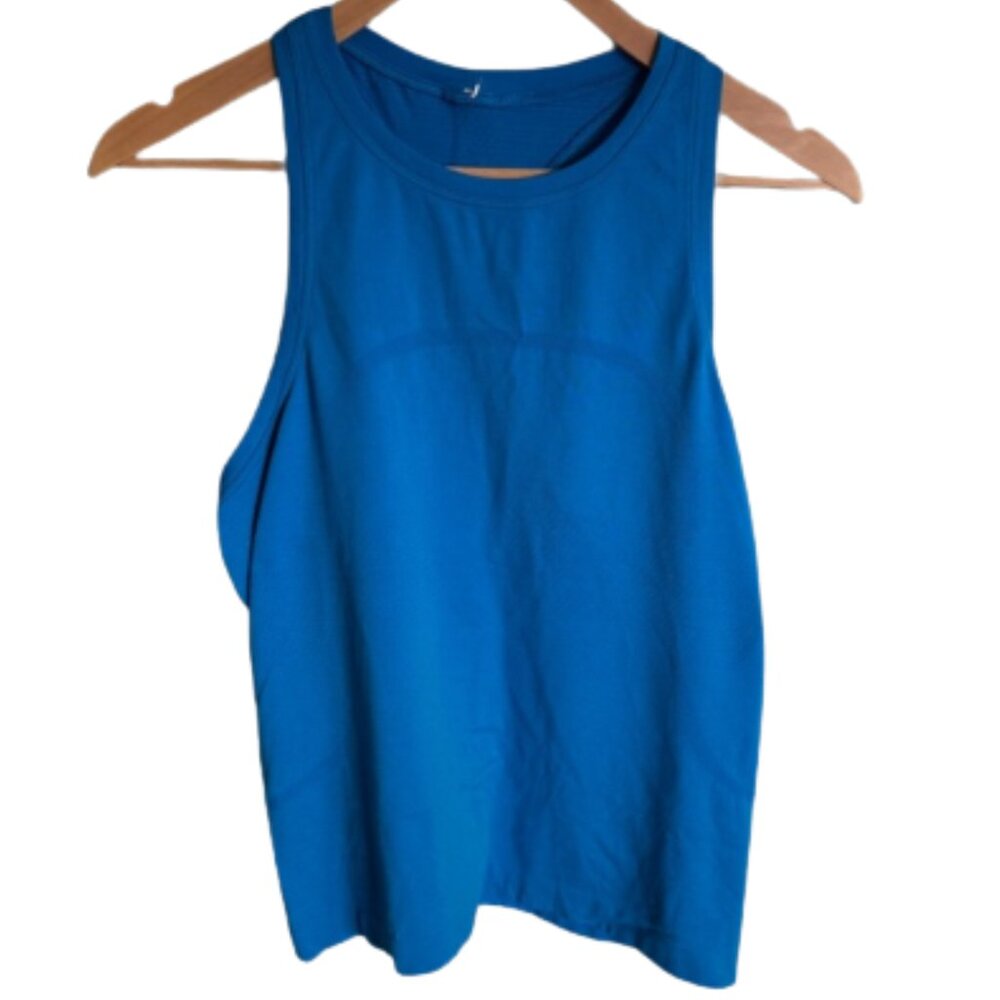Lululemon Align Racerback Tank Top 2.0 Waist Length* Cerulean Blue - Sz 8
